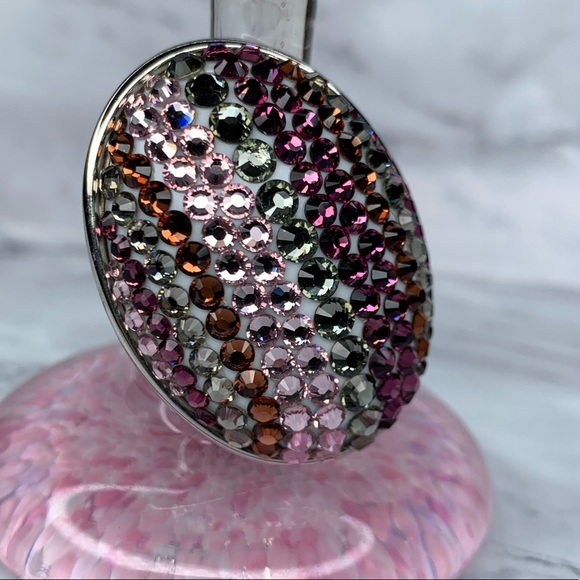 Tarina Tarantino Large Mod Swarovski Pavé ring
